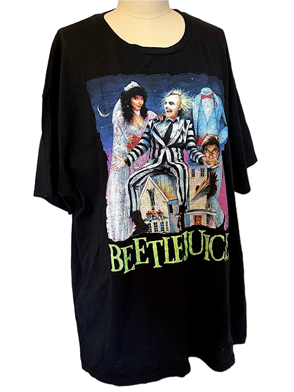 Beetlejuice Black Graphic Tee - 2XL